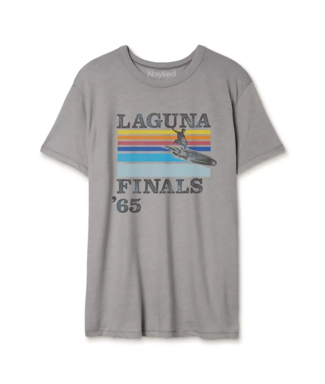 Men Nayked Apparel T-Shirts>Men'S Ridiculously Soft Vintage Graphic T-Shirt | Laguna Finals