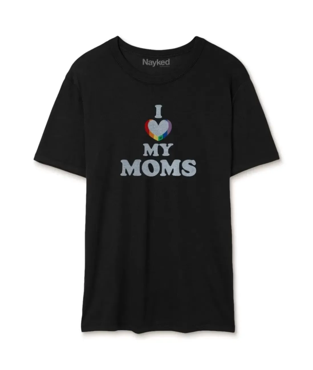 Men Nayked Apparel T-Shirts>Men'S Ridiculously Soft Vintage Graphic T-Shirt | I Love My Moms