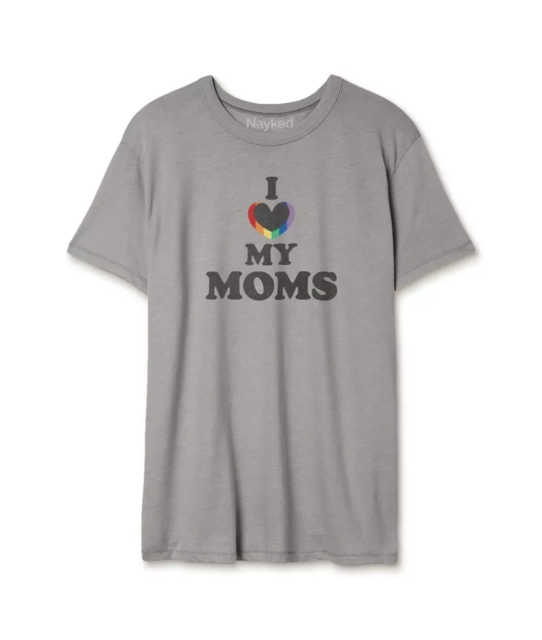 Men Nayked Apparel T-Shirts>Men'S Ridiculously Soft Vintage Graphic T-Shirt | I Love My Moms