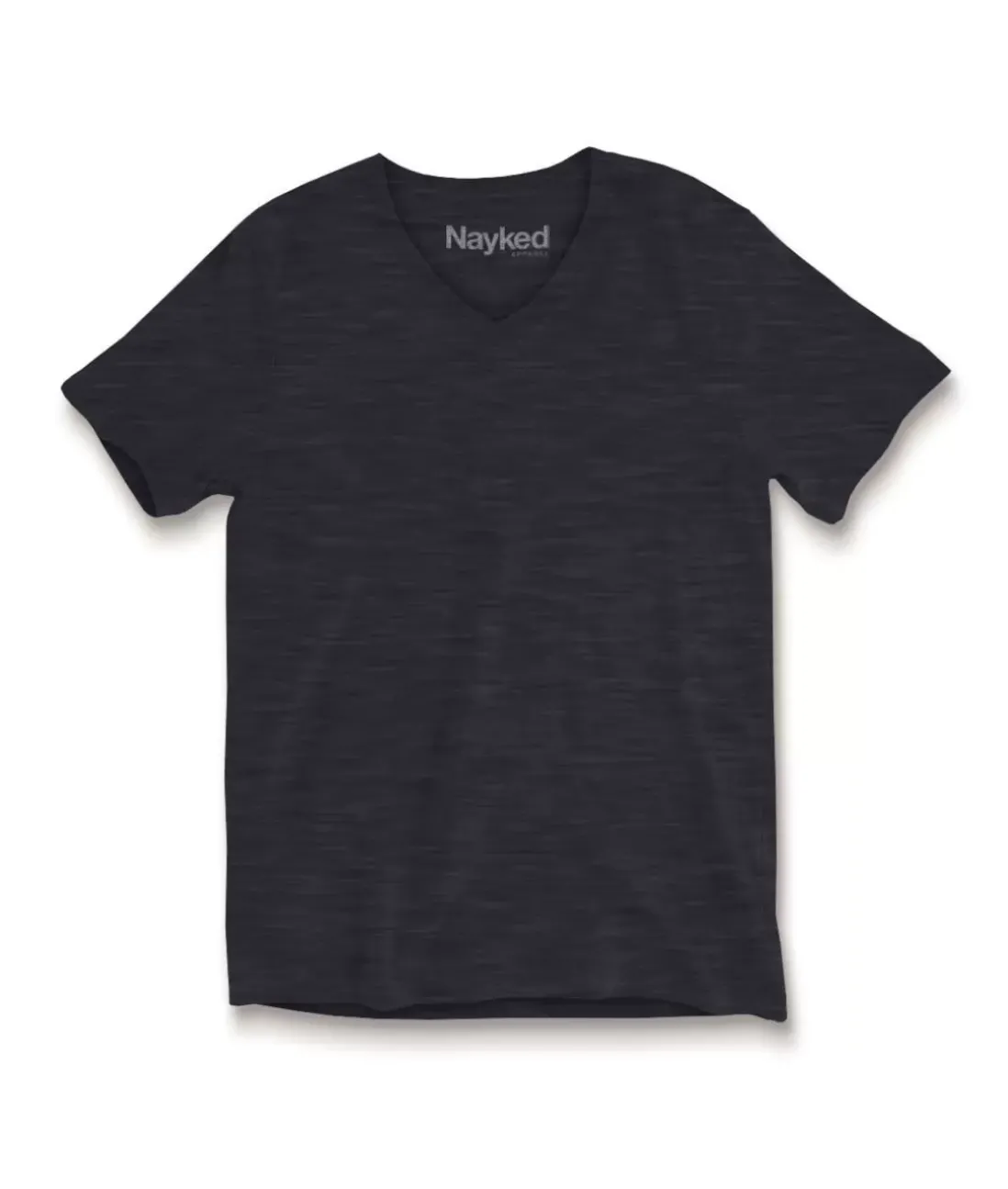 Men Nayked Apparel T-Shirts>Men'S Short Sleeve Slub Jersey V-Neck T-Shirt