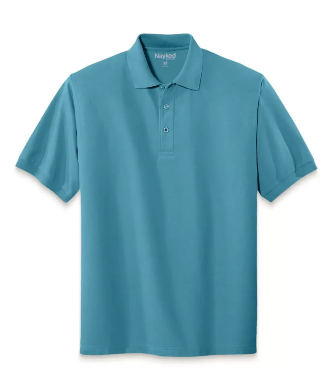 Men Nayked Apparel Polos>Men'S Soft Big Pique Polo Shirt