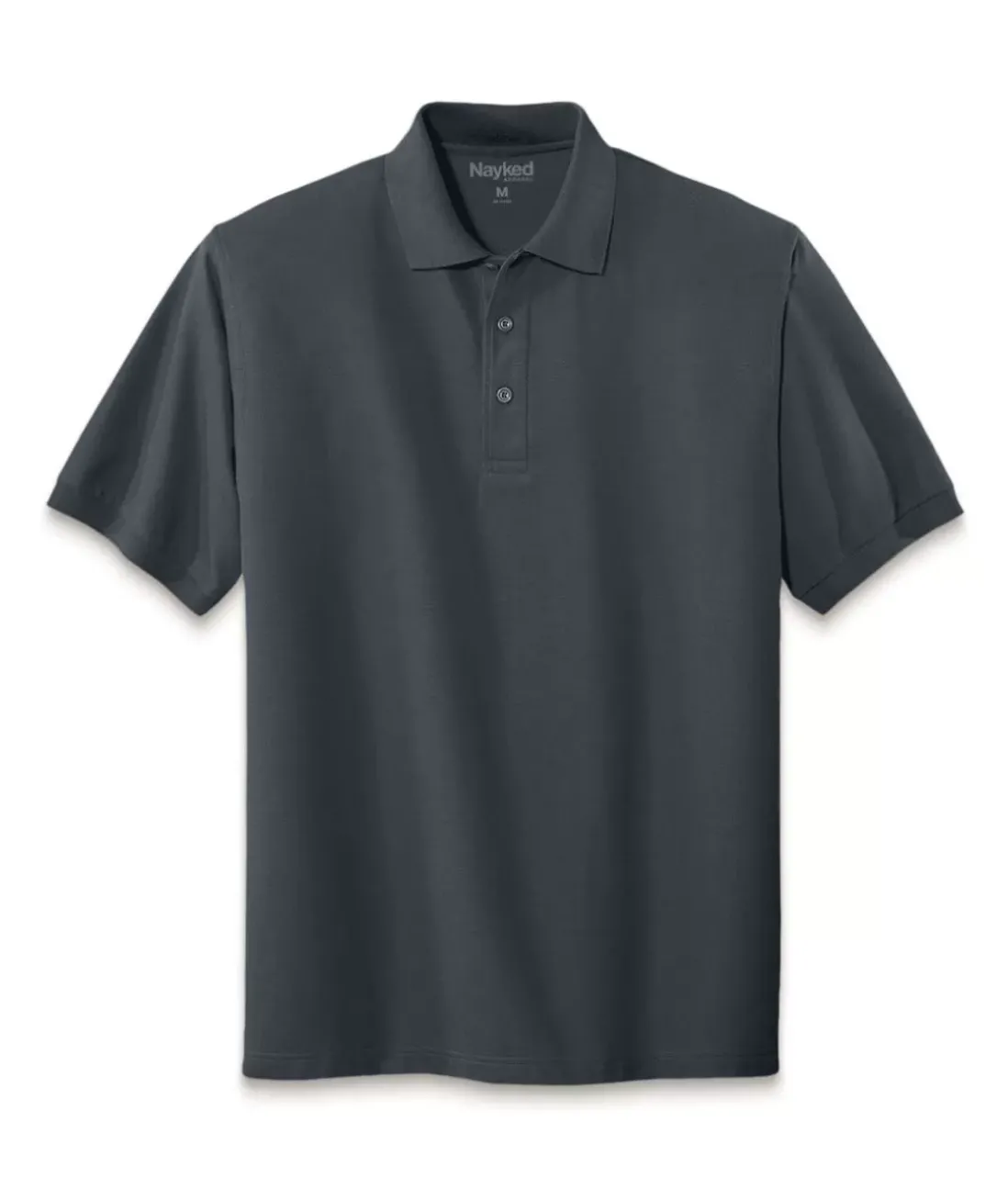Men Nayked Apparel Polos>Men'S Soft Big Pique Polo Shirt