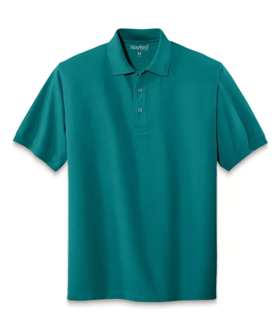 Men Nayked Apparel Polos>Men'S Soft Big Pique Polo Shirt