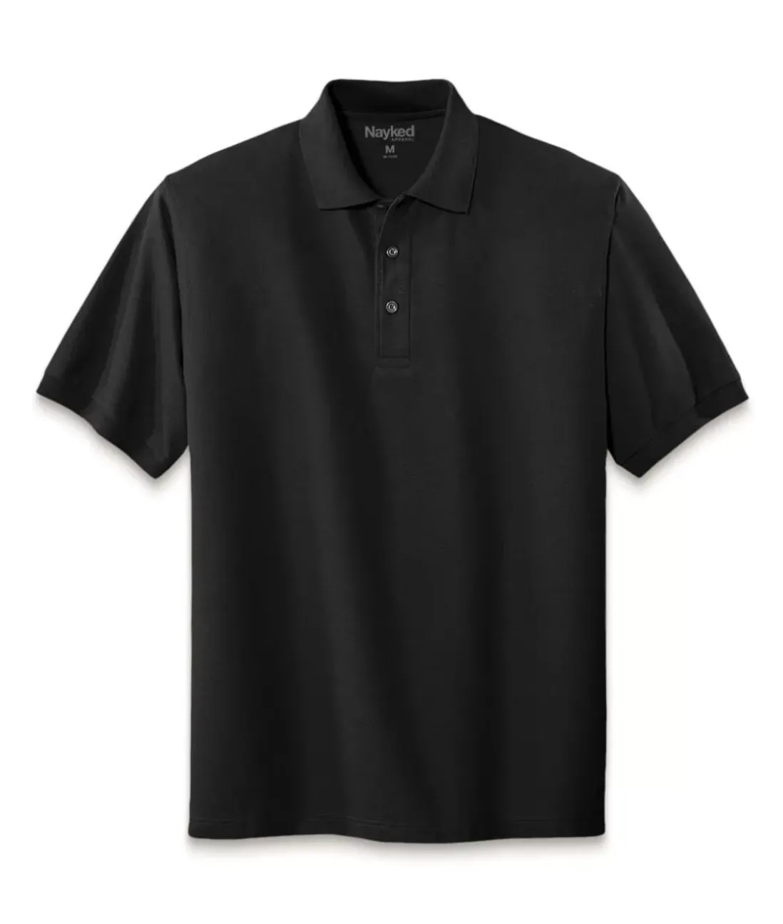 Men Nayked Apparel Polos>Men'S Soft Big Pique Polo Shirt