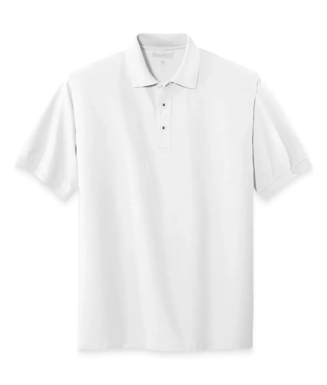 Men Nayked Apparel Polos>Men'S Soft Big Pique Polo Shirt