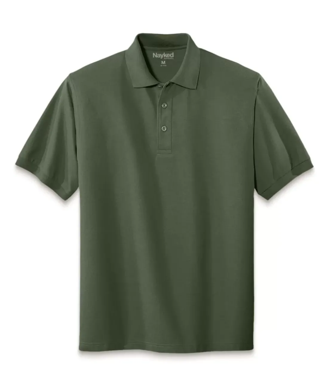 Men Nayked Apparel Polos>Men'S Soft Big Pique Polo Shirt