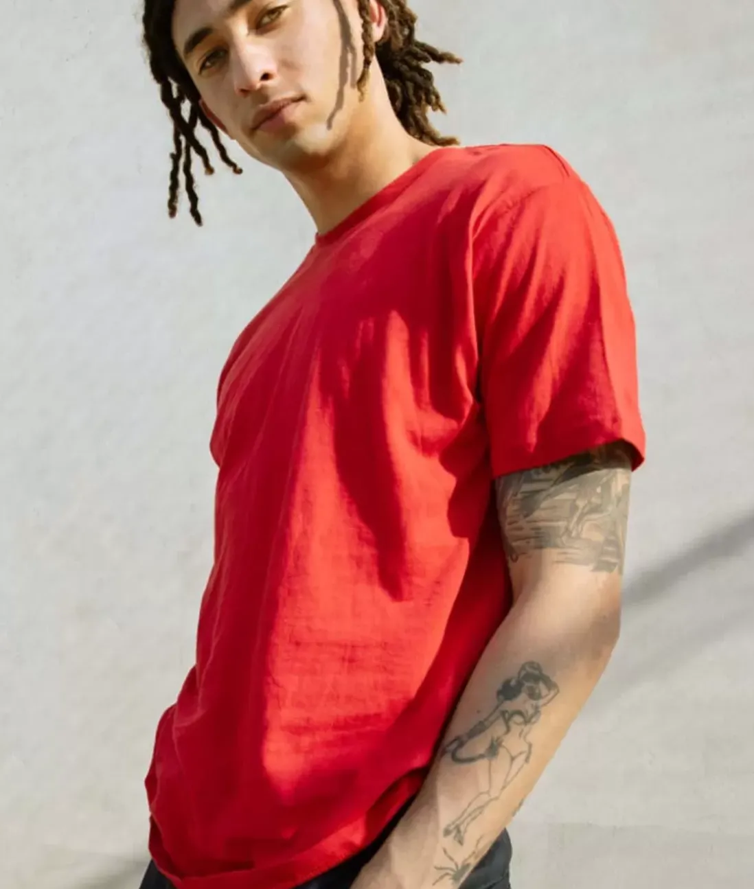 Men Nayked Apparel T-Shirts>Men'S Soft Deluxe 100% Cotton T-Shirt
