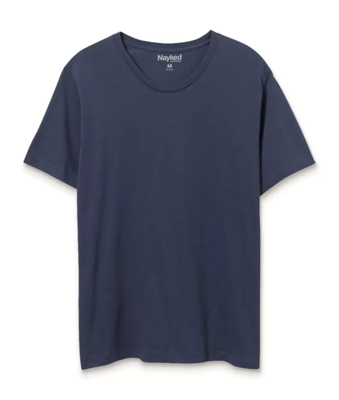 Men Nayked Apparel Shirts>Men'S Soft Garment Washed 100% Cotton Short Sleeve T-Shirt