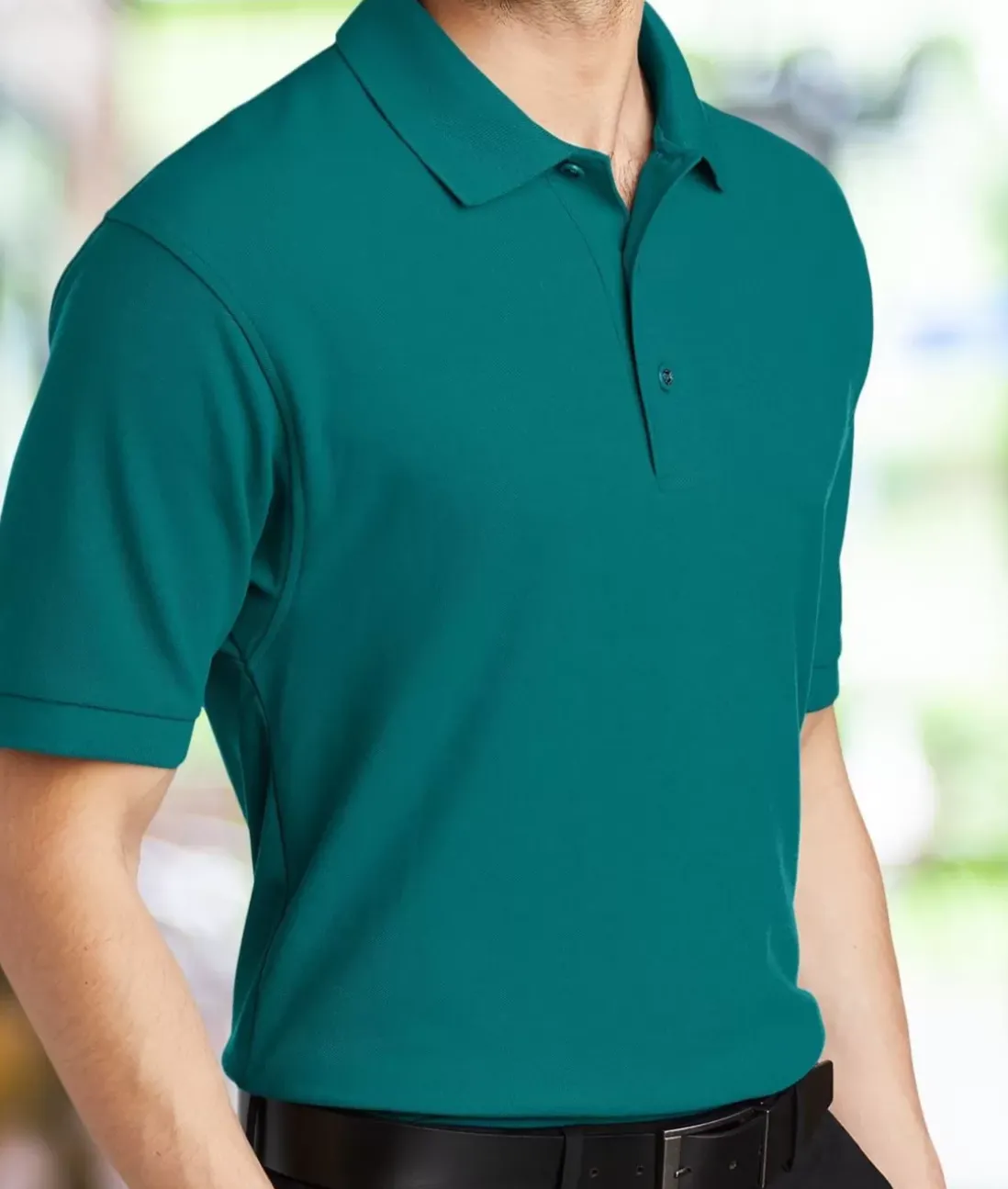 Men Nayked Apparel Polos>Men'S Soft Pique Polo Shirt | New Arrival Colors