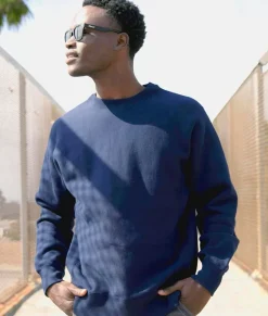 Men Nayked Apparel Hoodies & Sweatshirts>Men'S Soft Premium Heavyweight Cross-Grain Sweatshirt