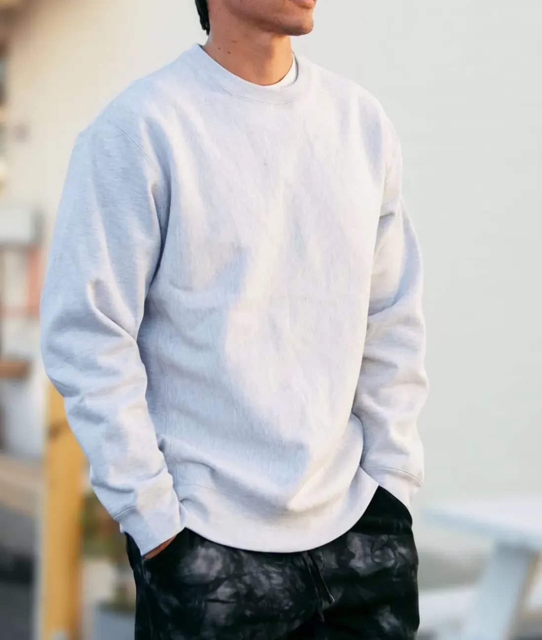 Men Nayked Apparel Shirts>Men'S Soft Premium Heavyweight Cross-Grain Sweatshirt