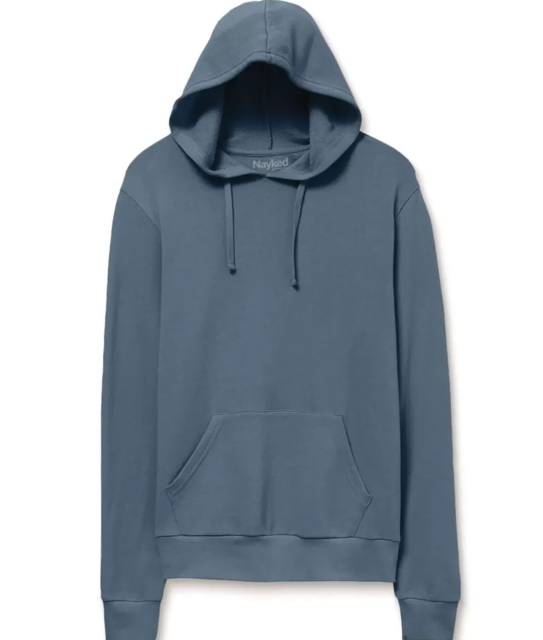 Men Nayked Apparel Hoodies & Sweatshirts>Men'S Soft Recycled Washed Lightweight Terry Hooded Pullover