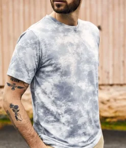 Men Nayked Apparel Shirts>Men'S Soft Tie Dye Recycled Short Sleeve T-Shirt