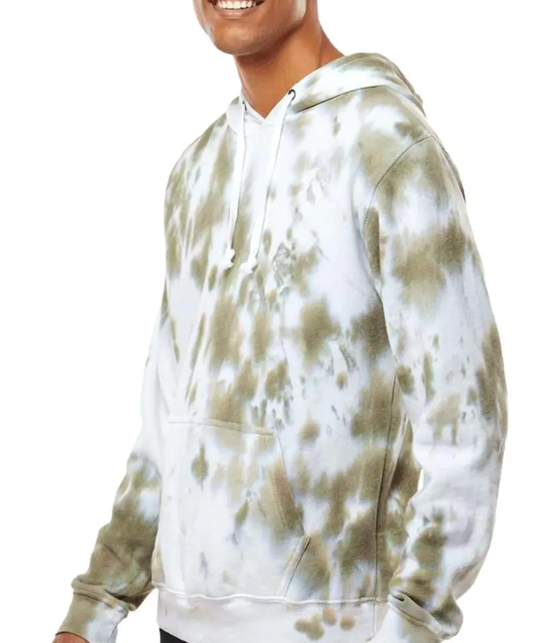 Men Nayked Apparel Hoodies & Sweatshirts>Men'S Soft Washed Tie Dye Fleece Hoodie