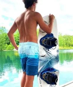 Men Nayked Apparel Swim>Men'S Stripe Volley Swim Short/Discontinued