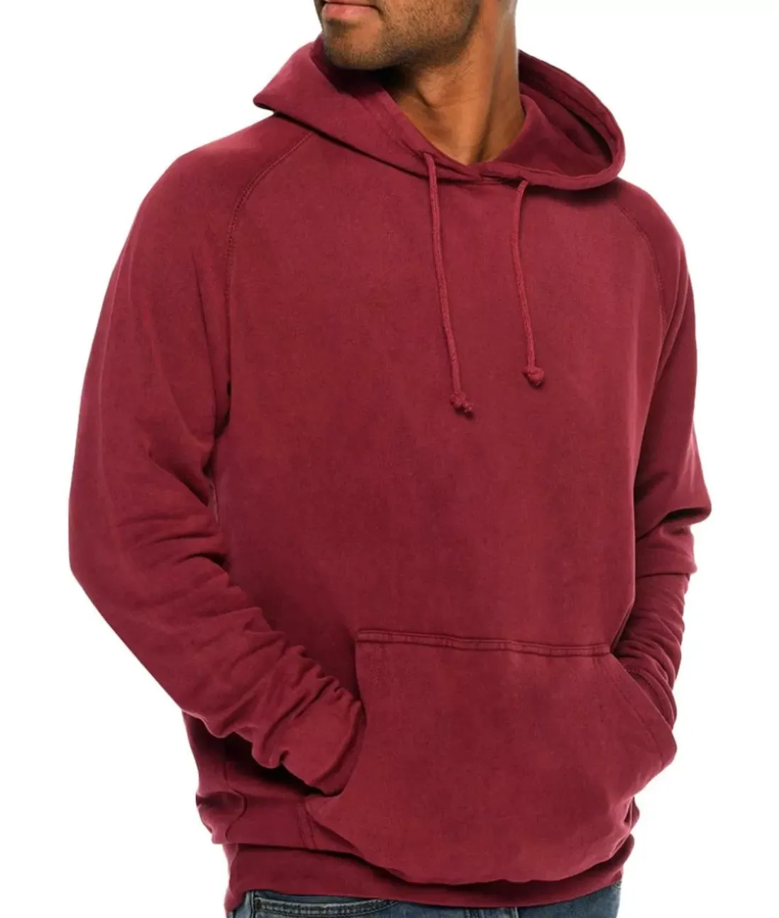 Men Nayked Apparel Shirts>Men'S Vintage Fleece Raglan Hoodie