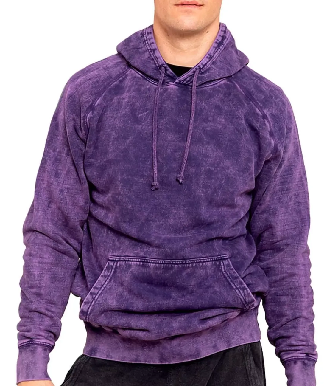 Men Nayked Apparel Shirts>Men'S Vintage Fleece Raglan Hoodie