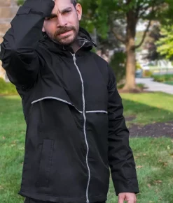 Men Nayked Apparel Outerwear>Men'S Water-Resistant Tech Jacket/Discontinued