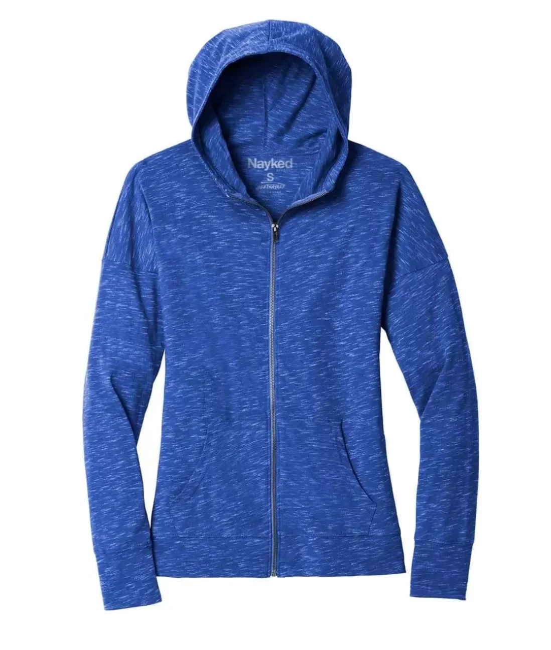 Women Nayked Apparel Tops>Real Women'S Ridiculously Soft Plus Lightweight Full Zip Hoodie
