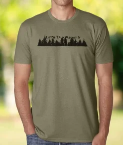 Men Nayked Apparel T-Shirts>Ridiculously Soft Crew Neck Graphic T-Shirt | Let'S Talk About It