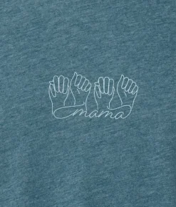 Women Nayked Apparel Tops>Ridiculously Soft Heather Sueded Graphic Tee | Mama Signed