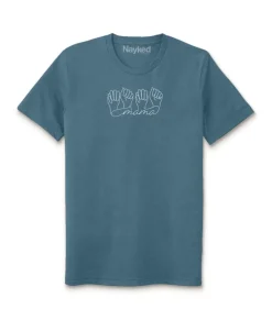 Women Nayked Apparel T-Shirts>Ridiculously Soft Heather Sueded Graphic Tee | Mama Signed