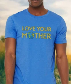 Women Nayked Apparel Tops>Ridiculously Soft Heather Sueded Graphic Tee | Love Your Mother