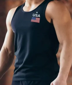 Men Nayked Apparel Tanks>Ridiculously Soft Men'S Big Usa Graphic Tank