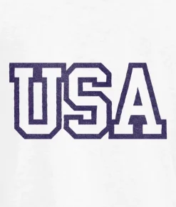 Men Nayked Apparel T-Shirts>Ridiculously Soft Men'S Usa Text Shirt
