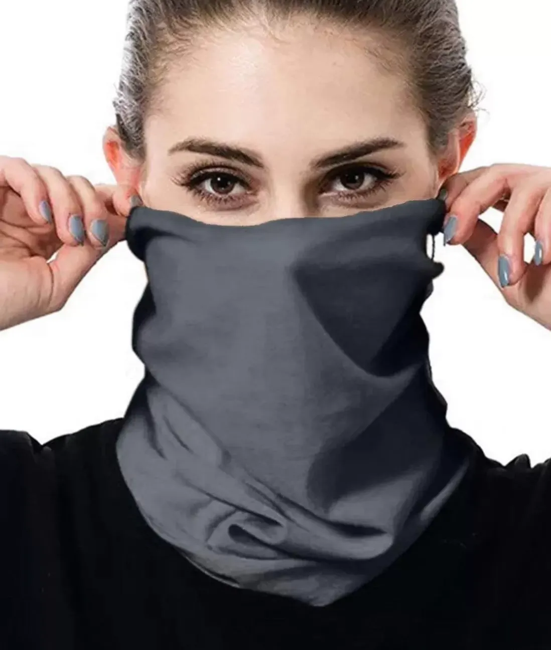 Women Nayked Apparel Accessories>Ridiculously Soft Multifunctional Neck Gaiter Face Mask