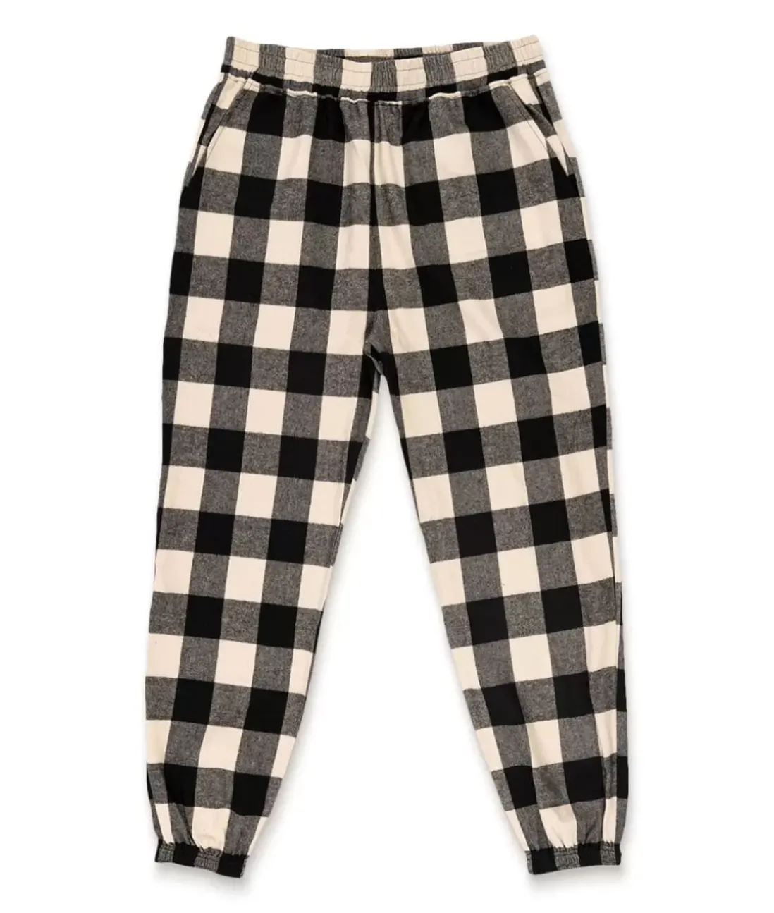 Women Nayked Apparel Bottoms Skirts & Dresses>Soft Unisex Flannel Jogger With Pockets