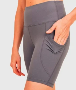 Women Nayked Apparel Bottoms Skirts & Dresses>Specialty Band Essential Lycra Highwaist Biker Shorts/Discontinued