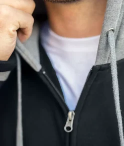 Men Nayked Apparel Outerwear>Varsity Full-Zip Hooded Fleece Jacket
