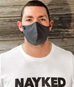 Women Nayked Apparel Accessories>Water Repellent All-Day Multi-Layer Cloth Washable Face Covering Mask
