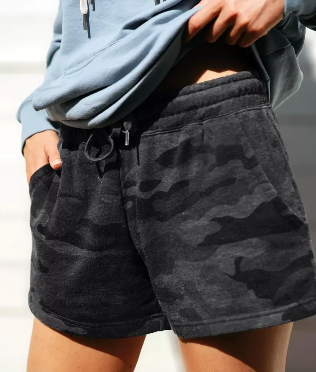Women Nayked Apparel Bottoms Skirts & Dresses>Women'S California Wave Wash Sweatshorts