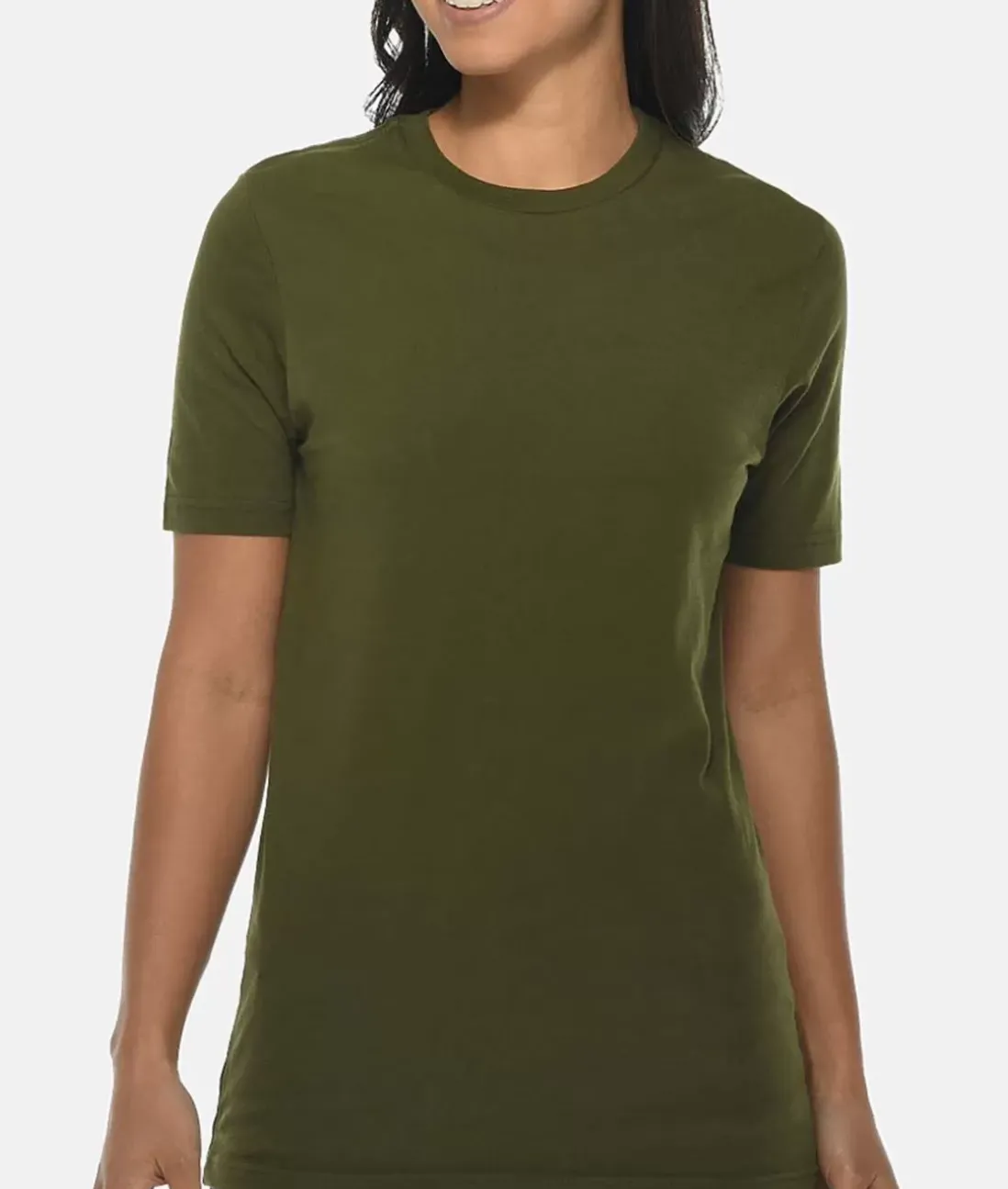 Women Nayked Apparel T-Shirts>Women'S Deluxe Oversized 100% Cotton T-Shirt