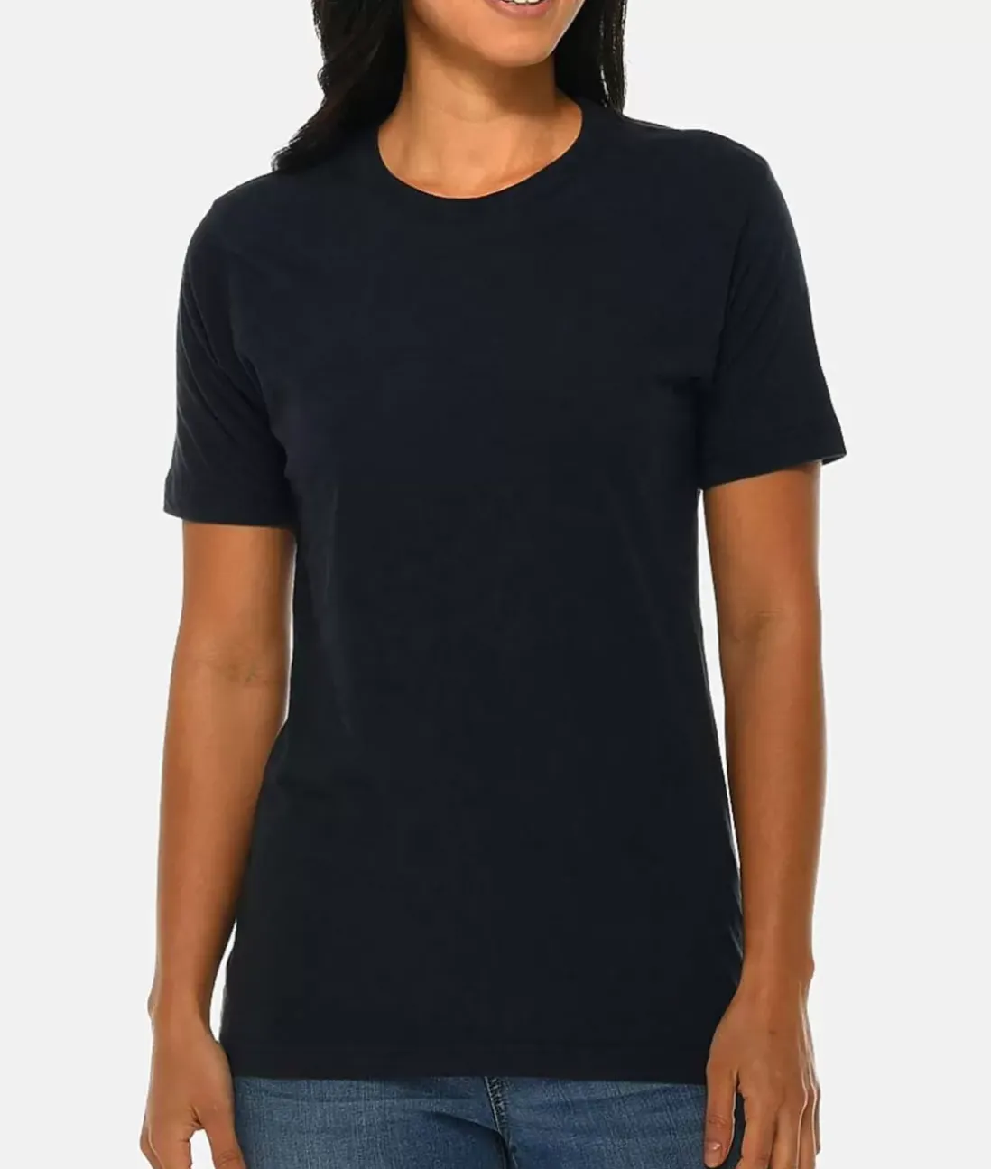 Women Nayked Apparel Tops>Women'S Deluxe Oversized 100% Cotton T-Shirt