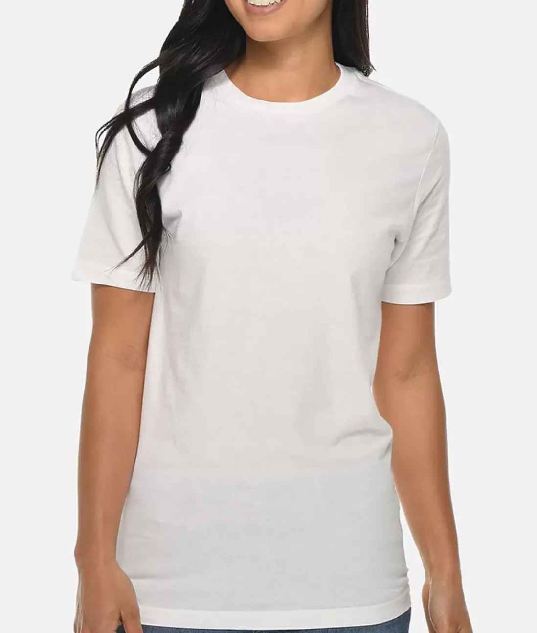 Women Nayked Apparel Tops>Women'S Deluxe Oversized 100% Cotton T-Shirt