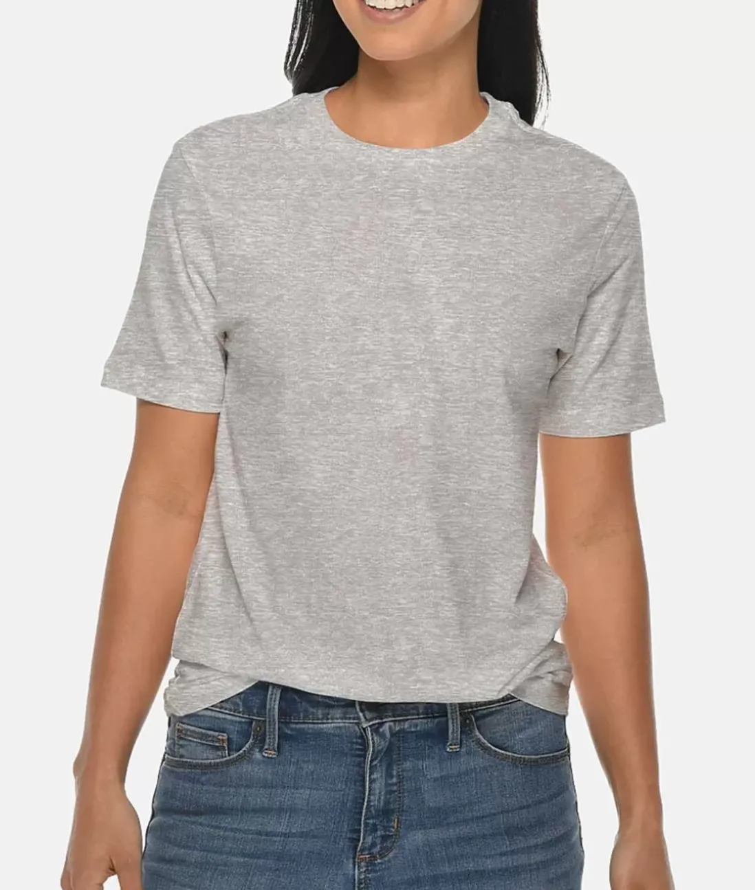 Women Nayked Apparel Tops>Women'S Deluxe Oversized 100% Cotton T-Shirt