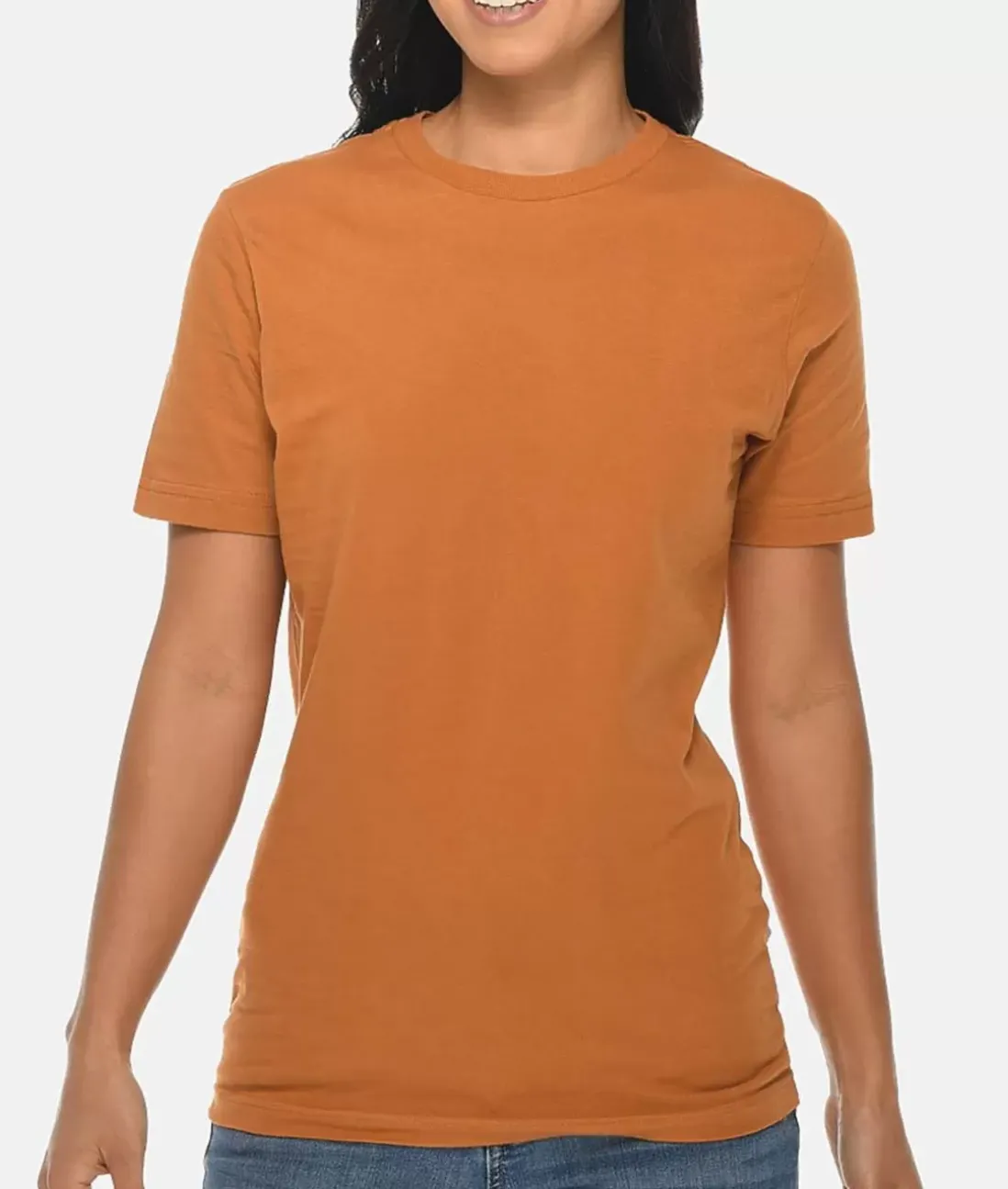 Women Nayked Apparel Tops>Women'S Deluxe Oversized 100% Cotton T-Shirt