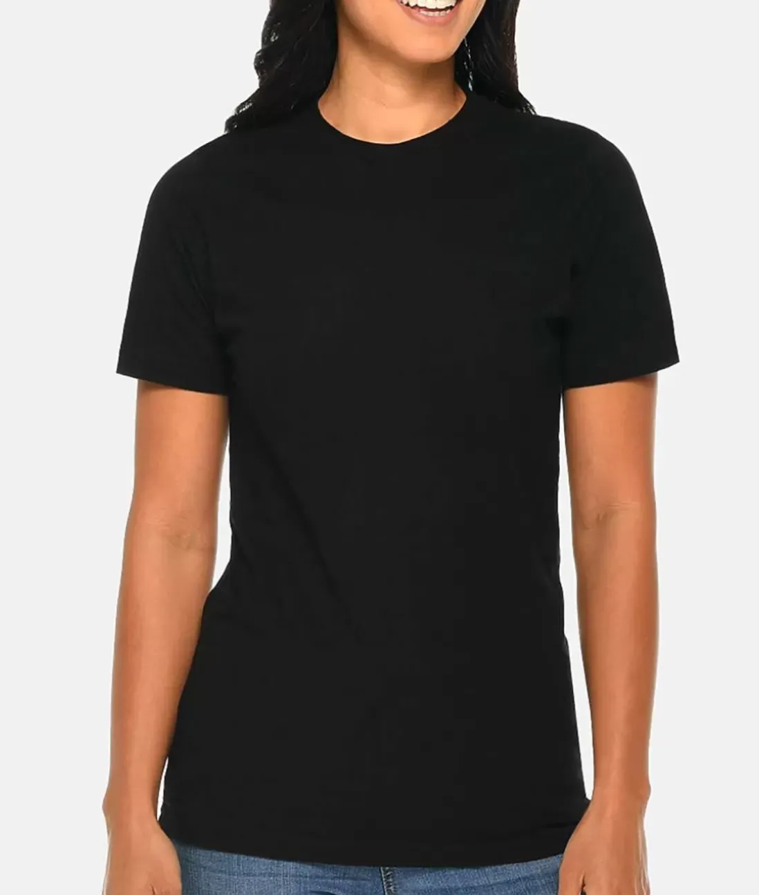 Women Nayked Apparel Tops>Women'S Deluxe Oversized 100% Cotton T-Shirt