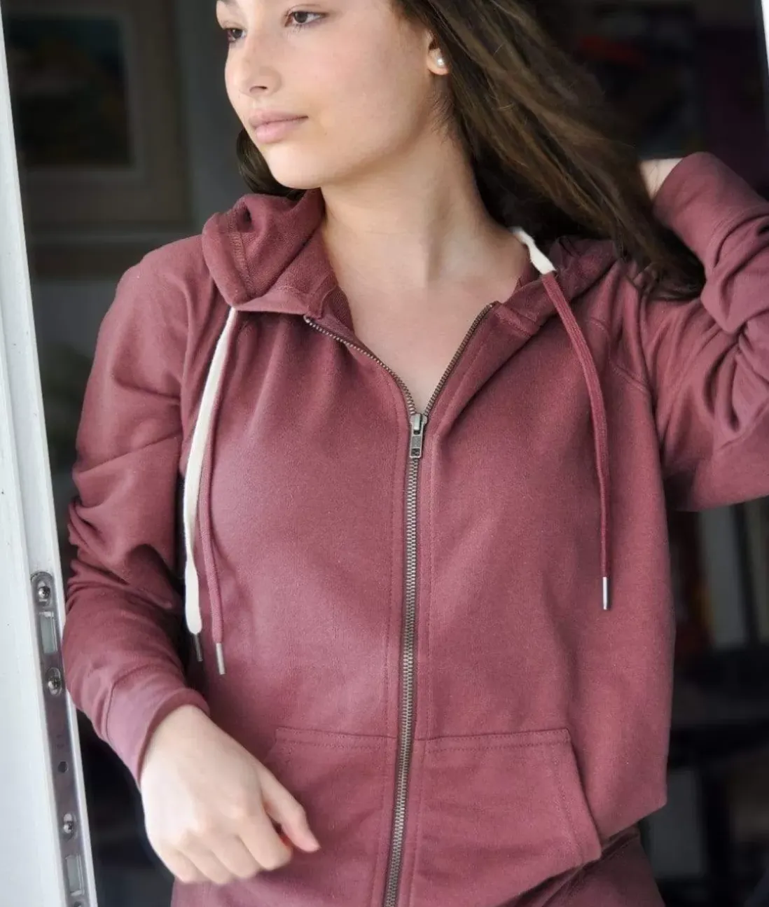 Women Nayked Apparel Hoodies & Sweatshirts>Women'S French Terry Full-Zip Hoodie