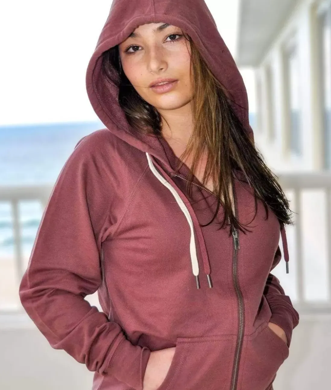 Women Nayked Apparel Hoodies & Sweatshirts>Women'S French Terry Full-Zip Hoodie