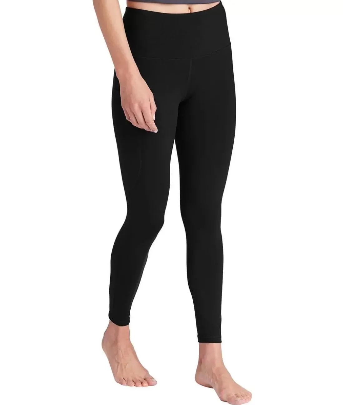 Women Nayked Apparel Bottoms Skirts & Dresses>Women'S High Waist Pocketed Athleisure Leggings