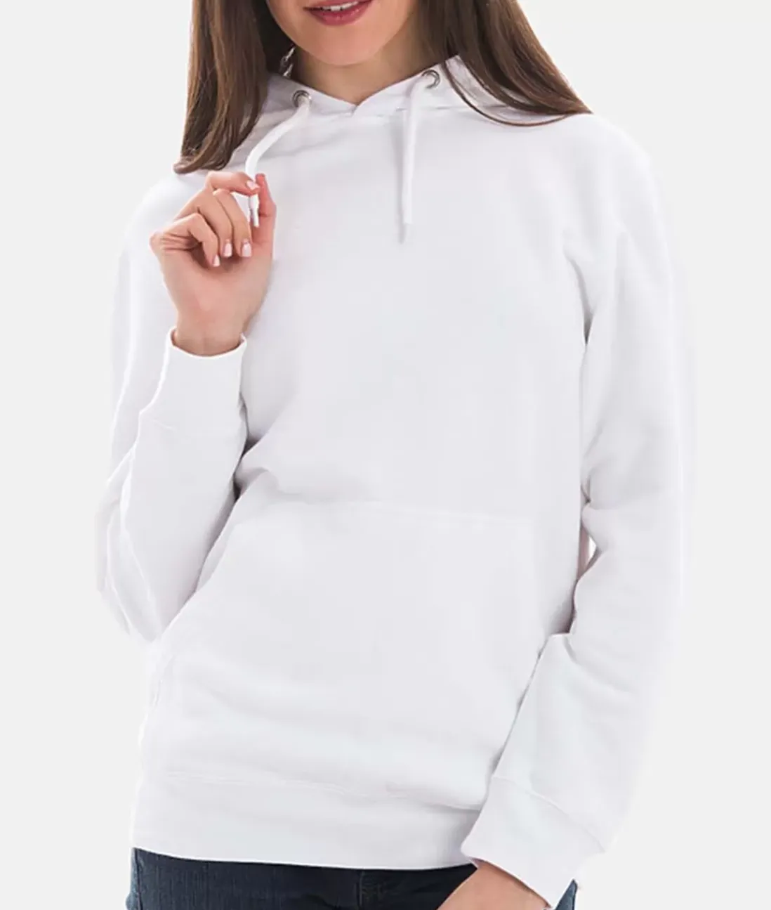 Women Nayked Apparel Tops>Women'S Midweight Oversized Premium Pullover Sweatshirt Hoodie