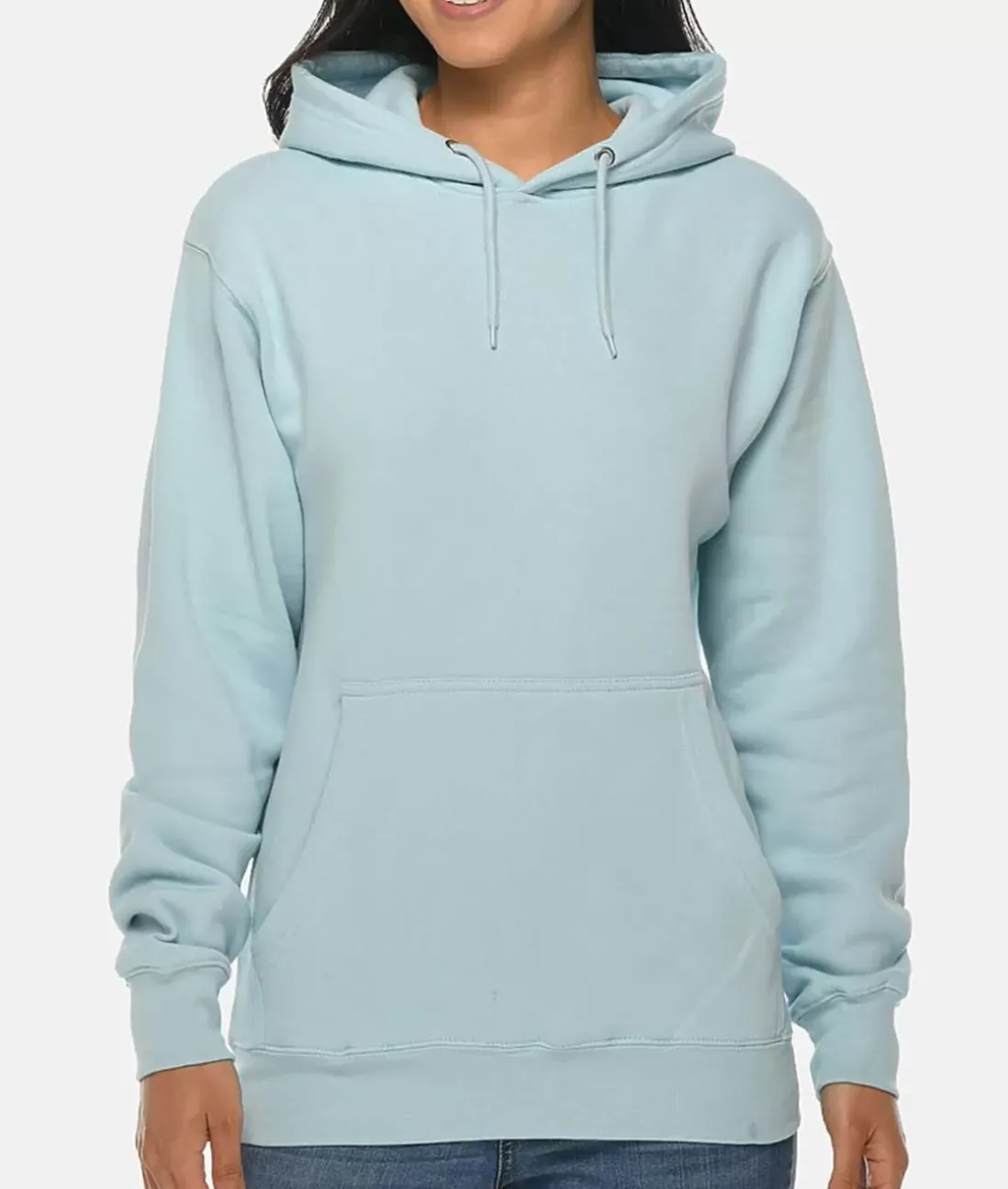 Women Nayked Apparel Tops>Women'S Midweight Oversized Premium Pullover Sweatshirt Hoodie