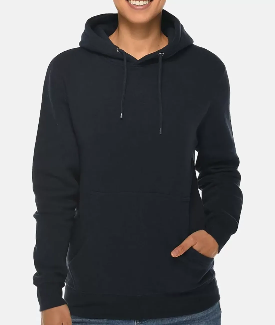 Women Nayked Apparel Tops>Women'S Midweight Oversized Premium Pullover Sweatshirt Hoodie