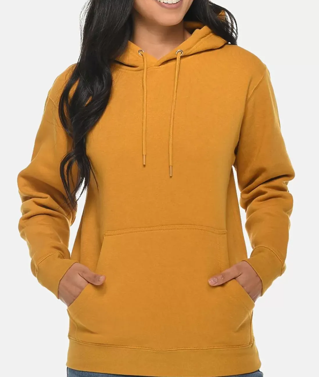 Women Nayked Apparel Tops>Women'S Midweight Oversized Premium Pullover Sweatshirt Hoodie