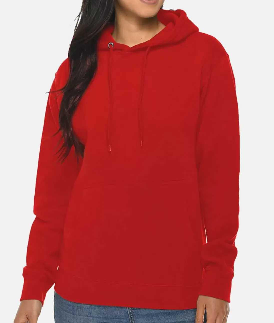 Women Nayked Apparel Tops>Women'S Midweight Oversized Premium Pullover Sweatshirt Hoodie