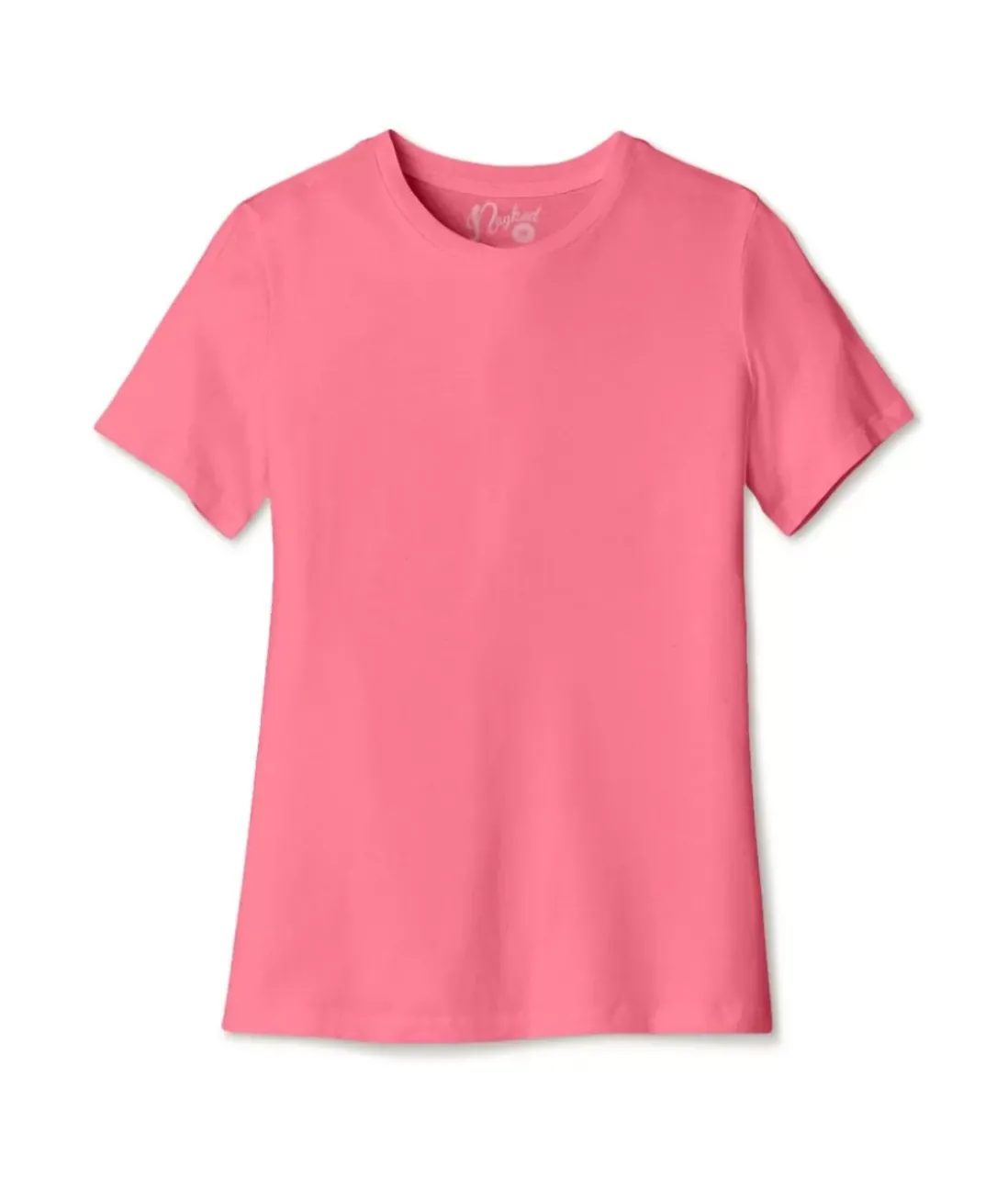 Women Nayked Apparel T-Shirts>Women'S Ridiculously Soft Relaxed Fit 100% Cotton T-Shirt | New Arrival Colors